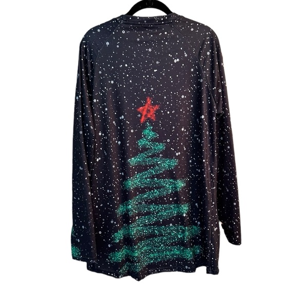 Festive and Fun! 🎅🤶🎄Christmas Tree Mini-Dress or Long Tunic. Size XL. - Picture 3 of 7
